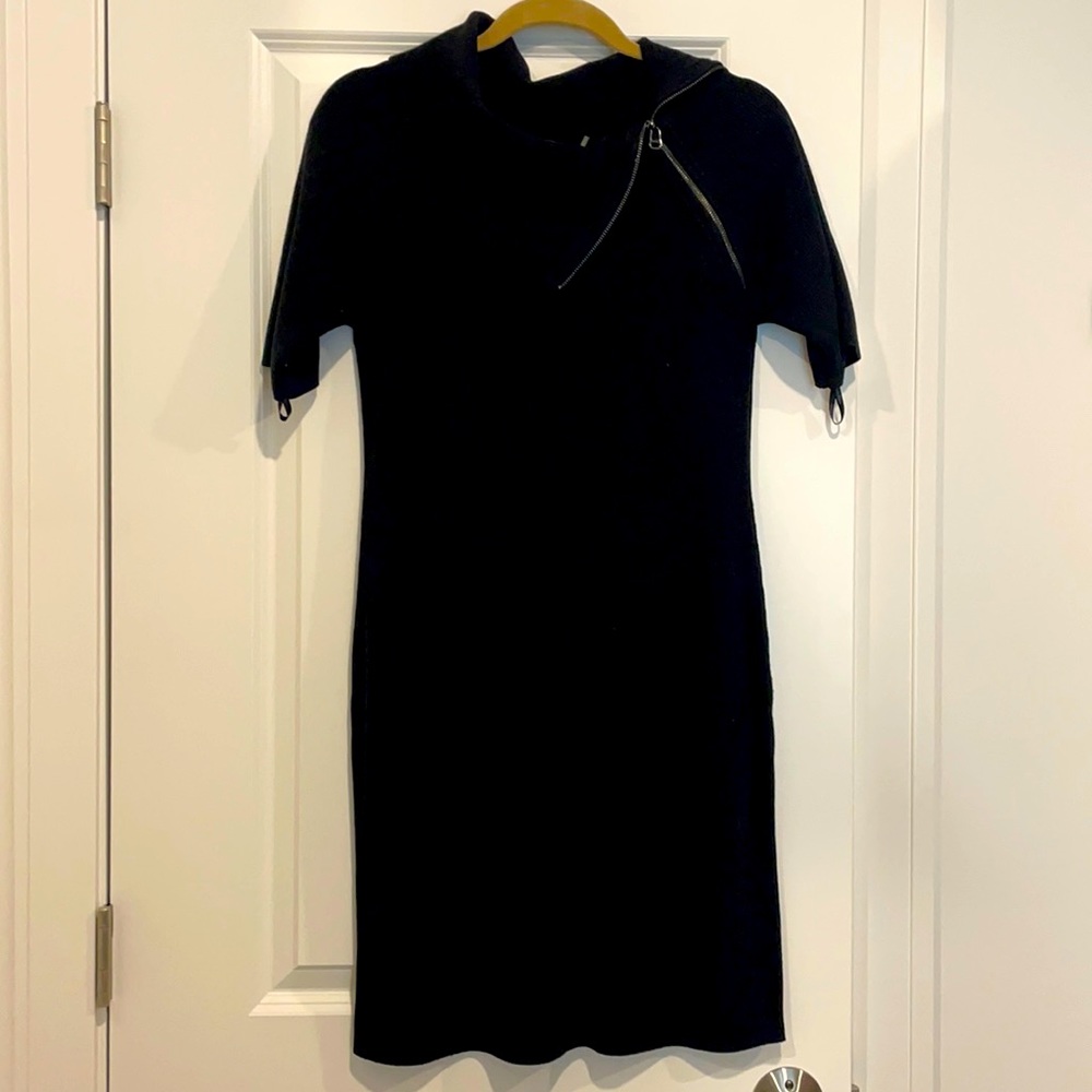 Short sleeve sweater dress